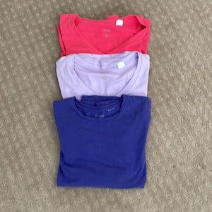 Bundle of solid Chicos 3/4 sleeve shirts